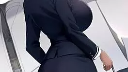 Flight Attendant AI Hentai Compilation in Stunning 3D Action