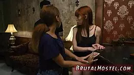 Alexa Nova and Kendall, bound in bondage, lick ass for domination fetish?