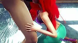 Little mermaid ariel creampied in 3d hentai