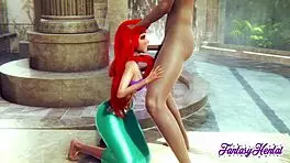 Little mermaid ariel creampied in 3d hentai