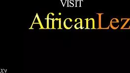 Straight African Teen 18+ Seduced by Lesbian Friend for Intense Oral and Fingering in Fishnets.