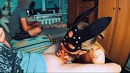 Friend Cuckolds With Big Cock Sucking