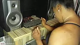 All alone with my female producer, this is what happened next with blowjob and doggystyle