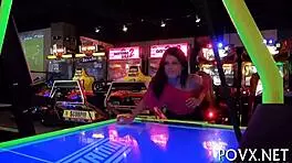 Beautiful Petite Girl With Small Tits Bows Down For Blowjob And Sex