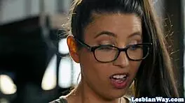 Spex: 'Is this lesbian teen scissoring that gorgeous milf?'