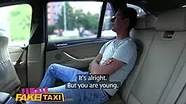 i fucked a big tits blonde cabbie milf in the backseat... oops