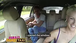i fucked a big tits blonde cabbie milf in the backseat... oops