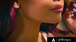 Girlsways popular college girls compilation: Aidra Fox, Aria Lee, Jillian Janson, Avi Love licking and fingering 😍