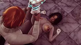 3D Wild Sex on Space Station with Anime Hentai Uncensored SFM