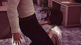 3D Wild Sex on Space Station with Anime Hentai Uncensored SFM