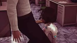 3D Wild Sex on Space Station with Anime Hentai Uncensored SFM