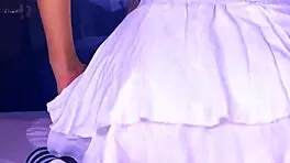 Shy latina student cheats with lover in jacuzzi, getting tight orgasm 💦