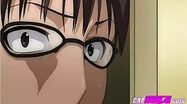 My crush gets banged by everyone in this hentai gangbang... so unfair! 😢