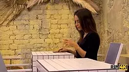 rim4k guy relax and enjoys dream in which his ass is worshipped by gal