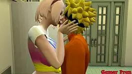 Hinata asks Sakura for fucking tips in the kitchen 😏