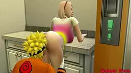 Hinata asks Sakura for fucking tips in the kitchen 😏