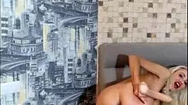 Helena Moeller takes a deep dildo in her big ass on webcam 😍 gaping fun!