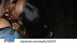 Uniquee Challenges Sloppy Toppy with Big Black Cock