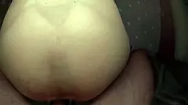 German teen Xania Wet gets anal creampie after condom removal.