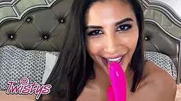 Petite Gianna Dior cums hard solo!