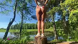 i enjoyed best outdoor doggystyle with teen babe