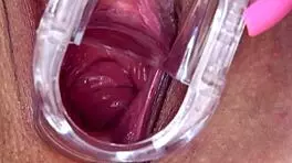 Petite brunette destiny explores her pussy with toys