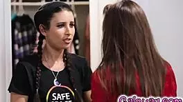 Horny hot babes explore rounded TITS for wild PLEASURE in steamy encounter.