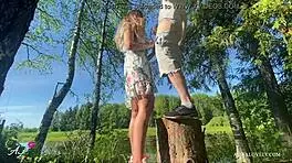 i enjoyed best outdoor doggystyle with teen babe