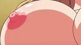 Cute busty teen gets massive creampie in hentai subtitled