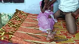 Incredible! Indian hot wife gets pounded doggy style in homemade bedroom orgy