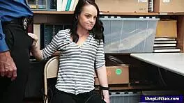 Thief Kylie Martin Gets Nailed By Lp Officer At Work