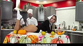 Chef Nicky Rebel Stuffs Assistant Khloe Kapris