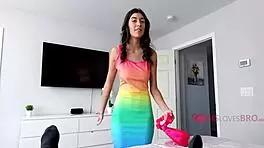 Step Bro Obsesses Over Blooming Step Sis Fucking POV