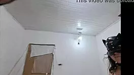 Curvy Stepsister In Leopard Outfit Gives Sloppy Blowjob