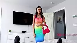 Step Bro Obsesses Over Blooming Step Sis Fucking POV