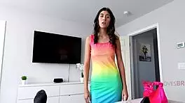 Step Bro Obsesses Over Blooming Step Sis Fucking POV