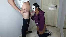 Latina Amateur Gets Assfucked and Creampied by Neighbor's Monster Cock