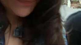 brunette cutie verona sky stuffs wet pussy with hard cock