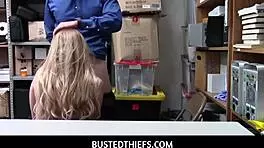 adira allure, that crazy teen shoplifter, drove the lp officer nuts!