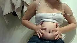 Chubby Teen Indulges In Messy Chocolate Fetish