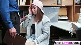 shoplifter gets a second chance with blowjob