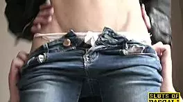 Can this petite British sub handle rough BDSM pussyfucking and deepthroat?