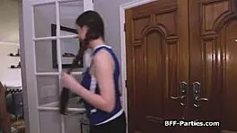 basketball training turns into wild foursome fuck fest