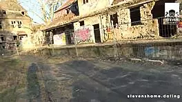 I saw megan venturi get her pussy destroyed in public blowjob and cummed on