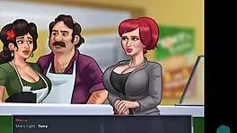 summertime saga episode with hot brunette teen