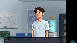 summertime saga episode with hot brunette teen