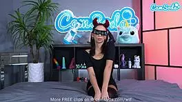 camsoda - cute teen 18+ spreads her pussy and masturbates with magic wand