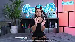 camsoda - cute teen 18+ spreads her pussy and masturbates with magic wand