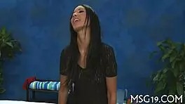 Getting A Massage From Young Masseuse In Nuru Style