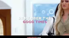 Scarlett sage, whitney wright, and slimthick vic share group massage fantasy